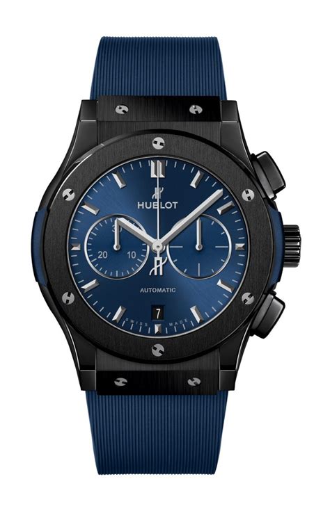 hublot ceramic blue diamonds|Hublot Classic Fusion Blue .